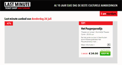 Desktop Screenshot of lastminuteticketshop.nl