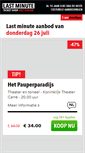 Mobile Screenshot of lastminuteticketshop.nl